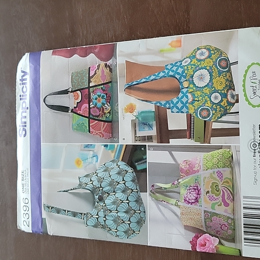 SIMPLICITY PURSE PATTERNS handbag bag sewing